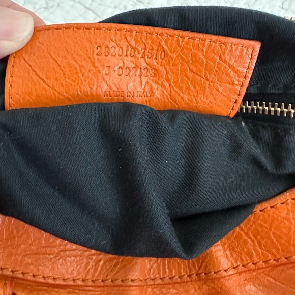 Balenciaga Velo Orange Crossbody Bag - Picture 5 of 15
